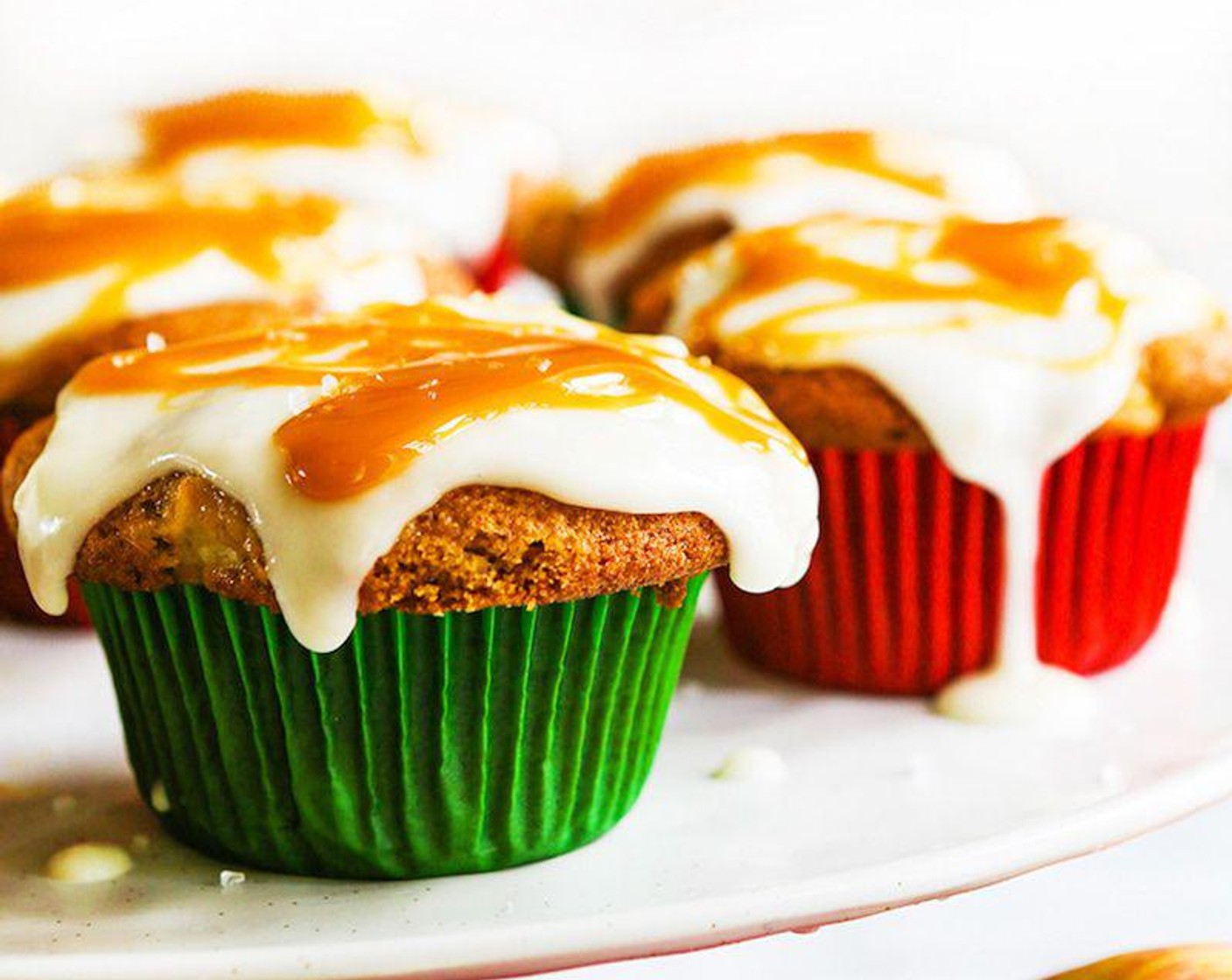 Salted Caramel Apple Cupcakes