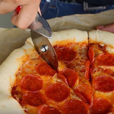 Stuffed Crust Pepperoni Pizza Recipe | SideChef