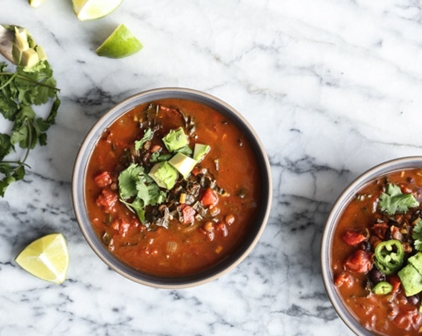 Slow Cooker Lentil Chili with Black Beans