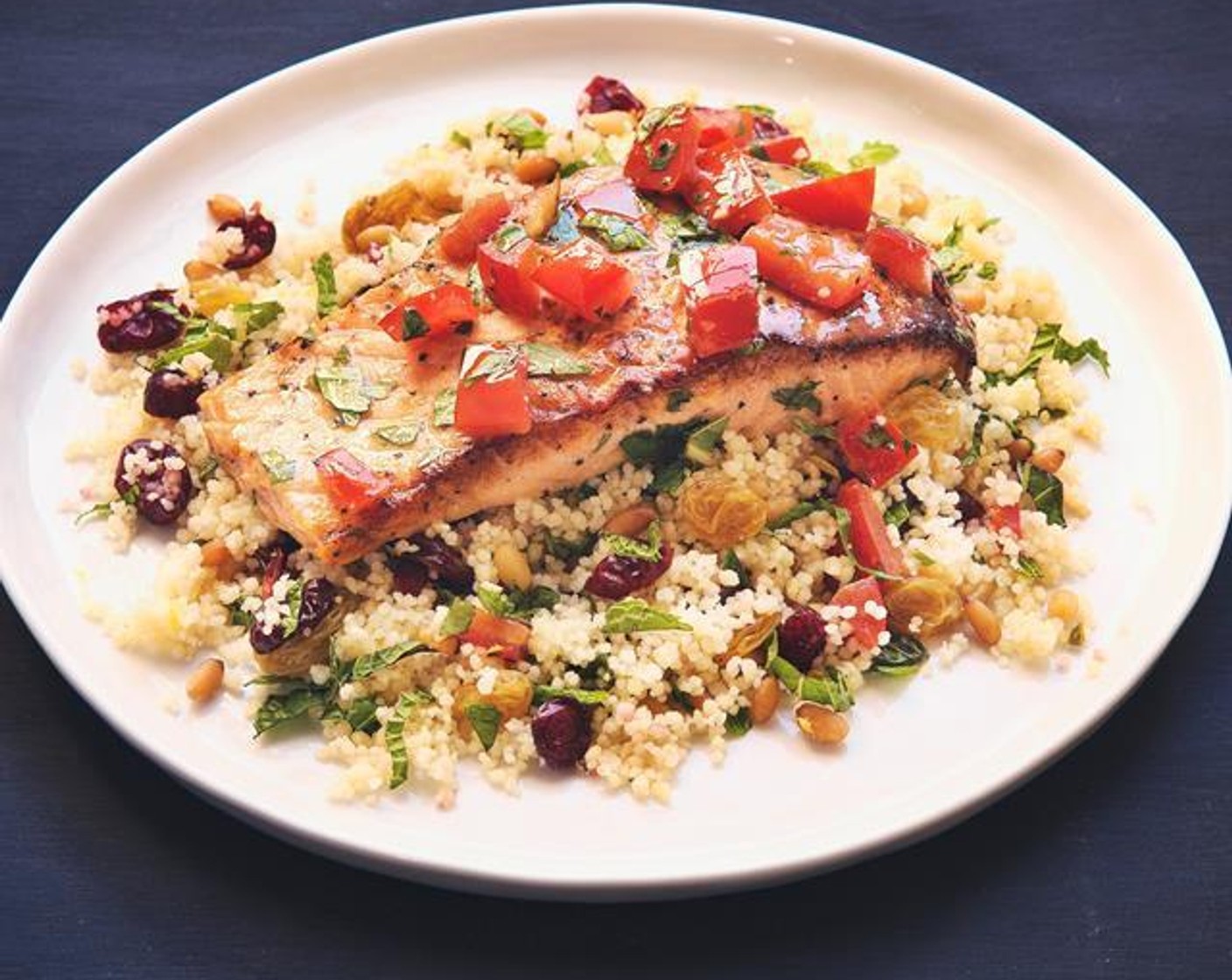 Lemon-Pepper Salmon with Couscous