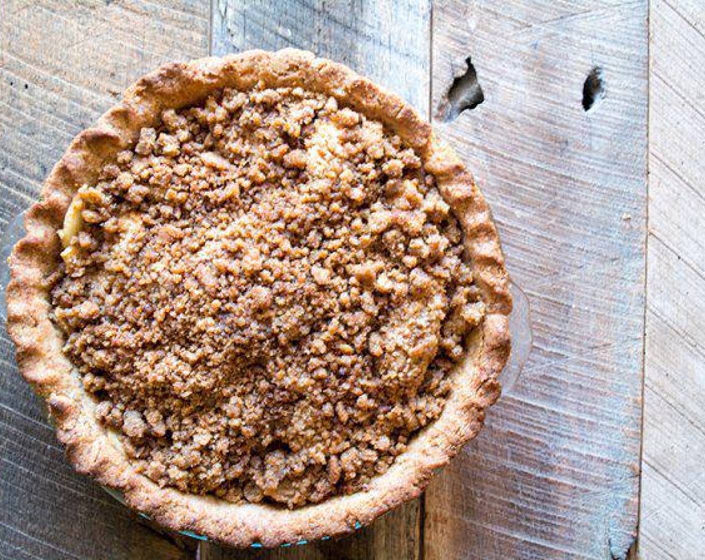 Grain Free Apple Crumble Pie