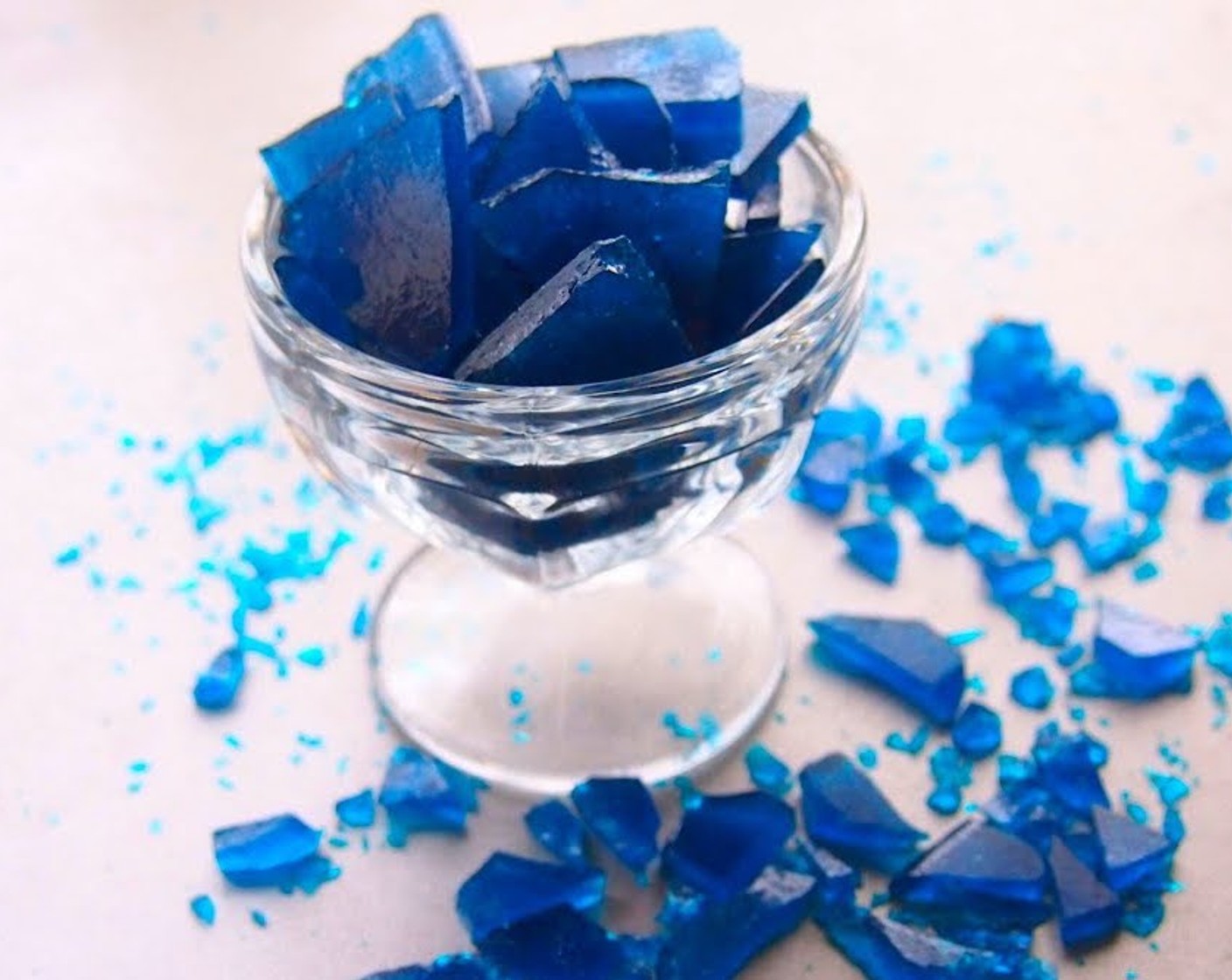 Easy Blue Glass Candy