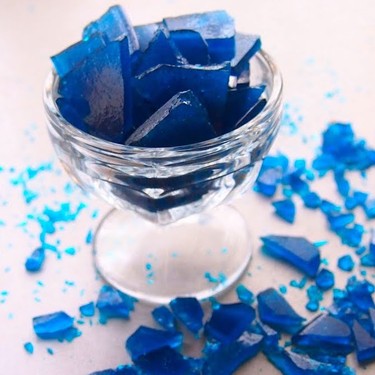 Easy Blue Glass Candy Recipe | SideChef