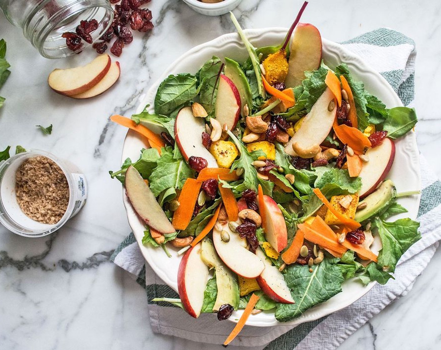 Vegan Butternut Squash and Cashew Salad