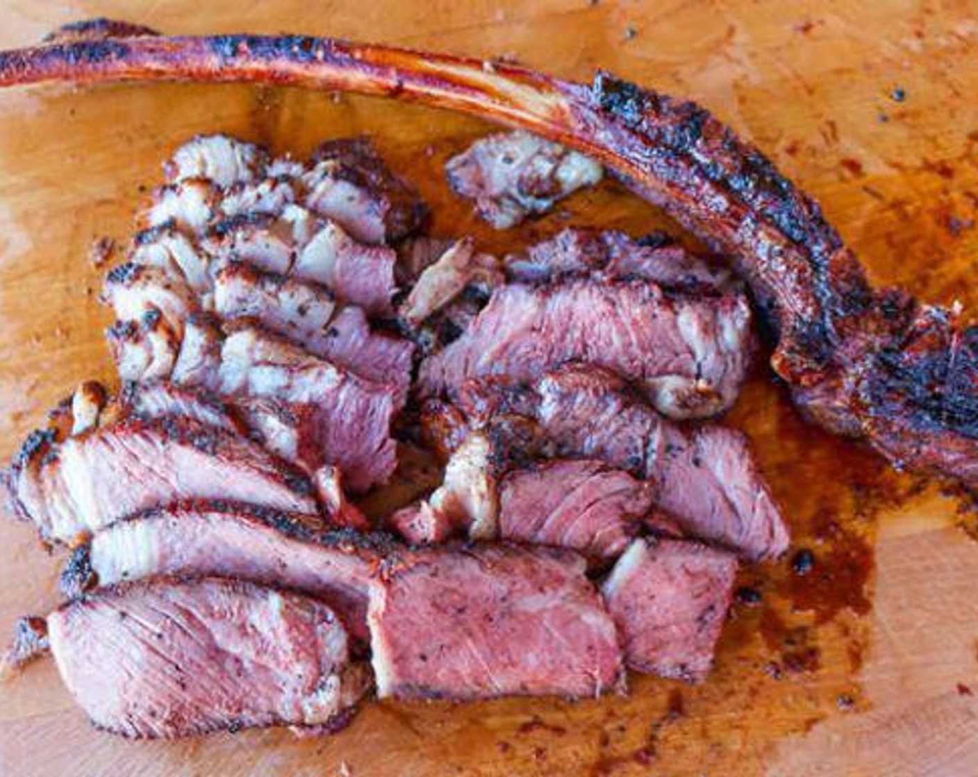 step 5 Baste the steak with the butter mixture every 10 minutes until it reaches desired doneness. Rest the steak for at least 10 minutes on the cutting board or platter before serving. Serve and enjoy.