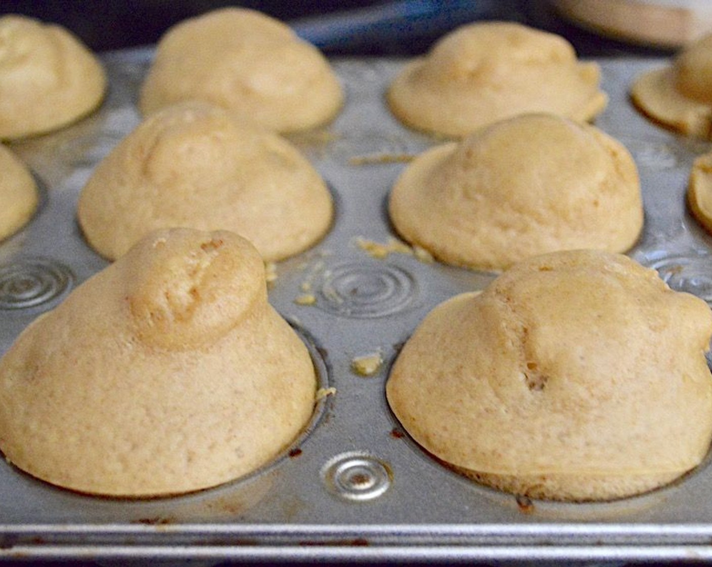 step 7 Bake them for 20-25 minutes, until a toothpick comes out cleanly and they are golden.