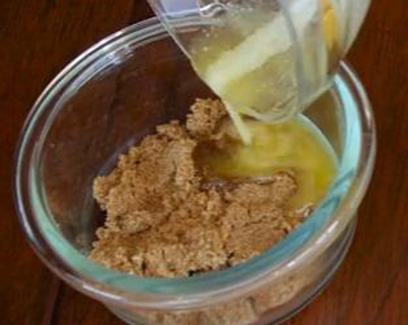 step 3 Melt butter in microwave for 30-40 seconds. Mix the Unsalted Butter (1 Tbsp) in a small cup or bowl with Brown Sugar (2 Tbsp).