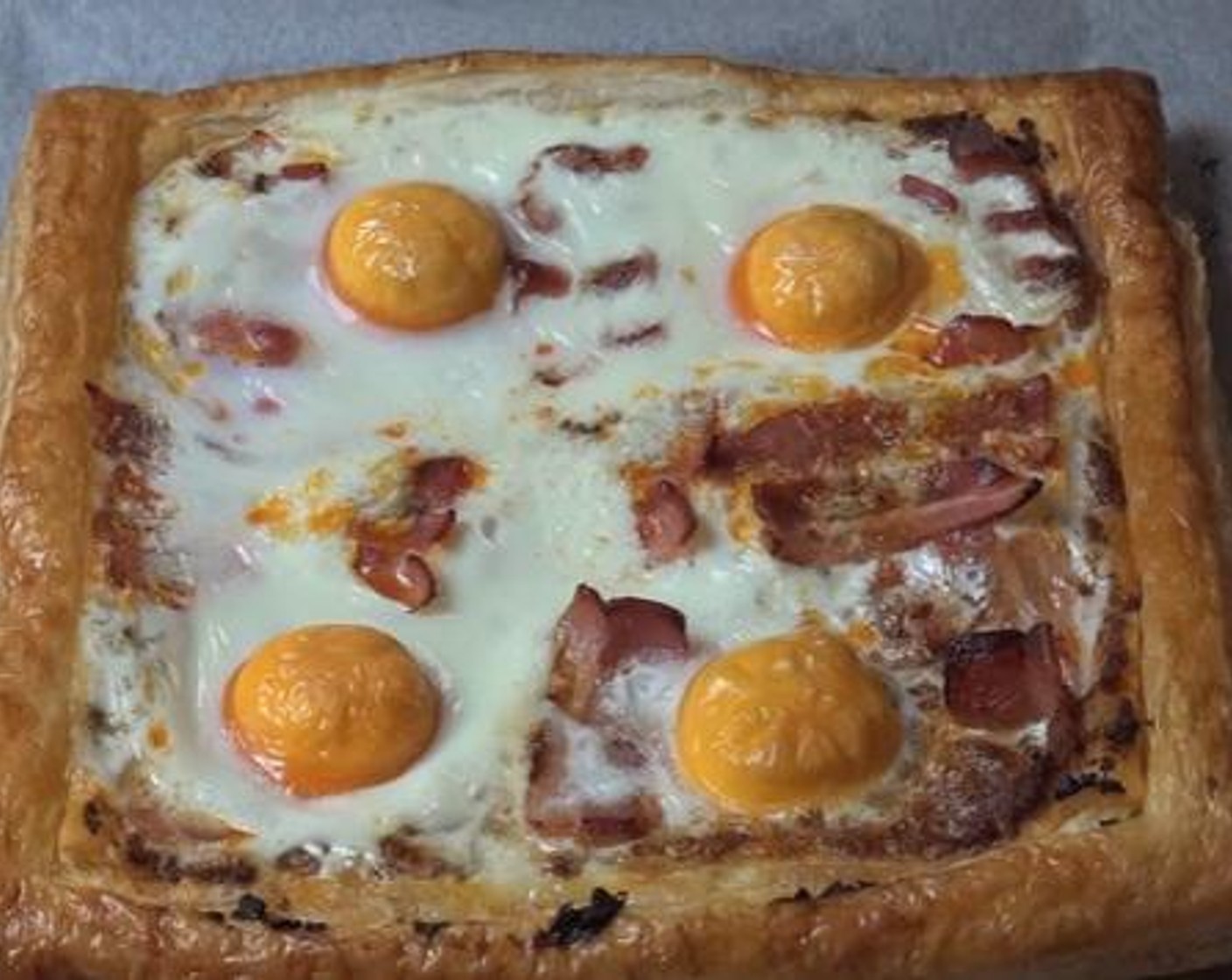 Bacon and Egg Breakfast Tart