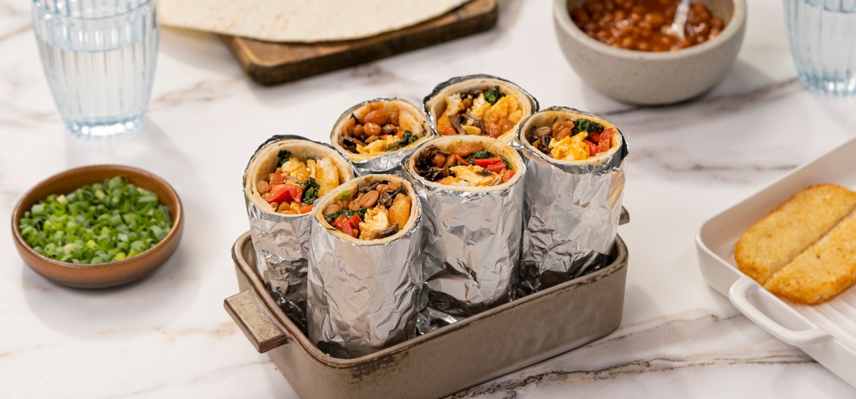 Vegetarian Breakfast Burrito Recipe SideChef