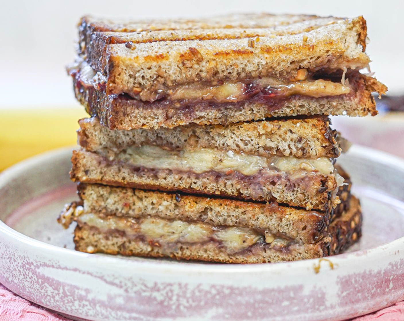 Grilled Peanut Butter Banana Sandwich