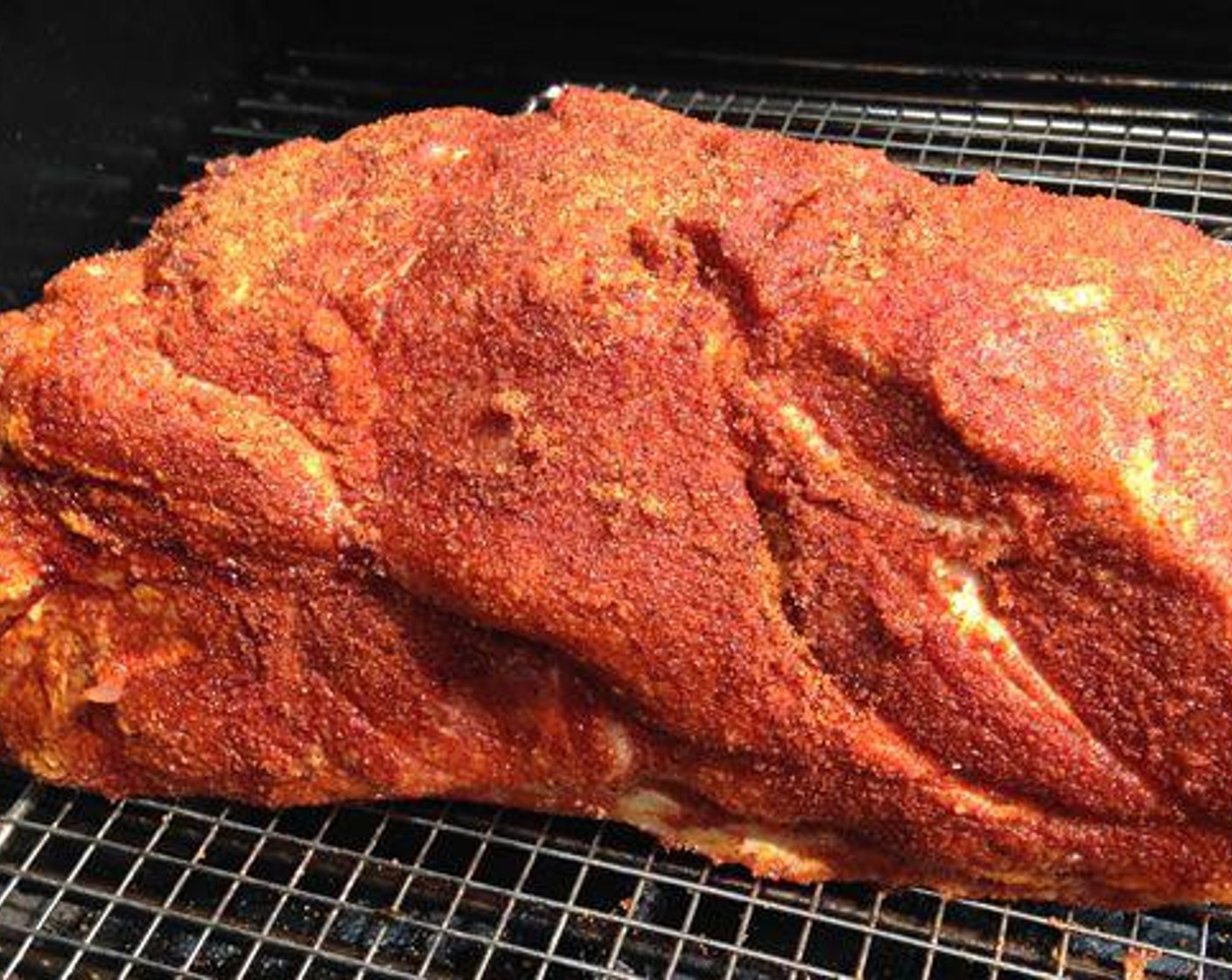 step 3 Cook the pork in a smoker for about 3-4 hours and start monitoring the internal temperature of the meat.
