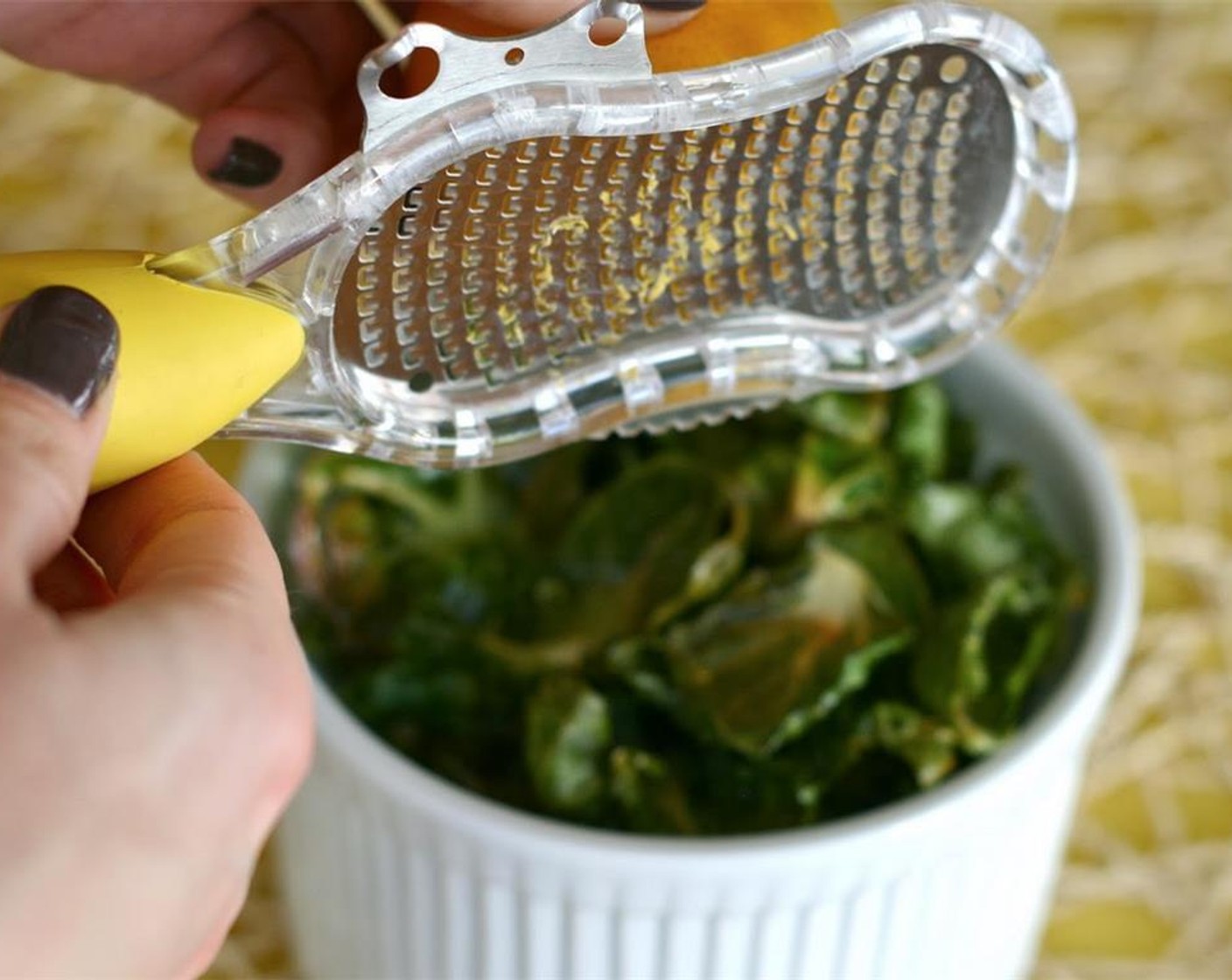 step 5 Add zest from a Meyer Lemon (1) and season with Sea Salt (to taste).