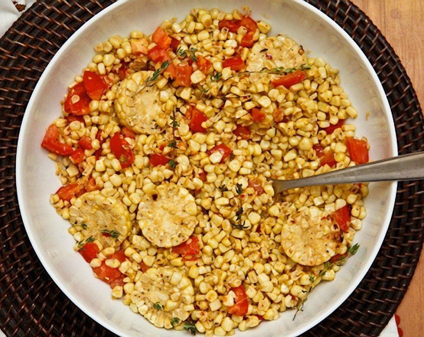 step 14 Serve warm. If taking this dish to go, just wrap the bowl with aluminum foil to trap the heat and serve at room temperature. For a twist on this recipe, also try adding a squirt of lime and some chopped fresh cilantro!