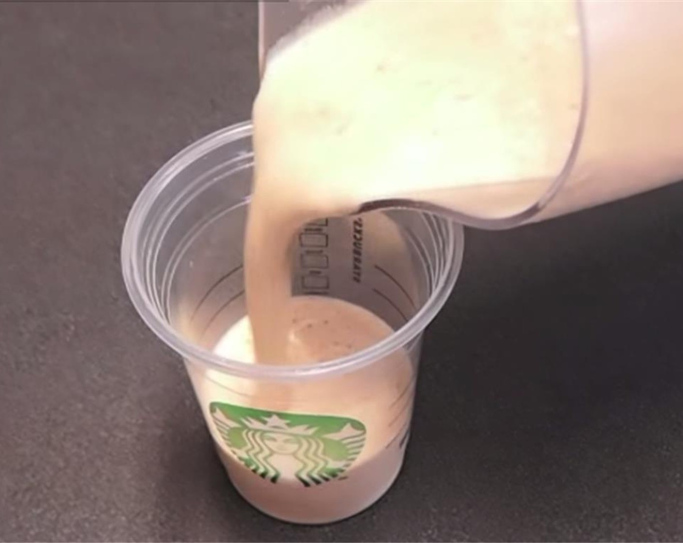 step 6 Pour mixture into a cup.