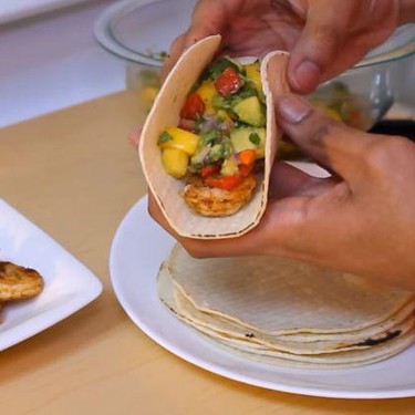 Shrimp Tacos with Mango Salsa Recipe | SideChef