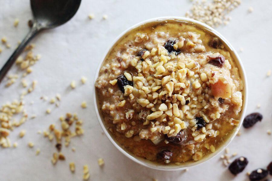 Apple + Walnut Steel Cut Oatmeal-image
