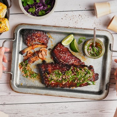 Korean-Inspired Ribs with a Twist of Chimichurri Recipe | SideChef