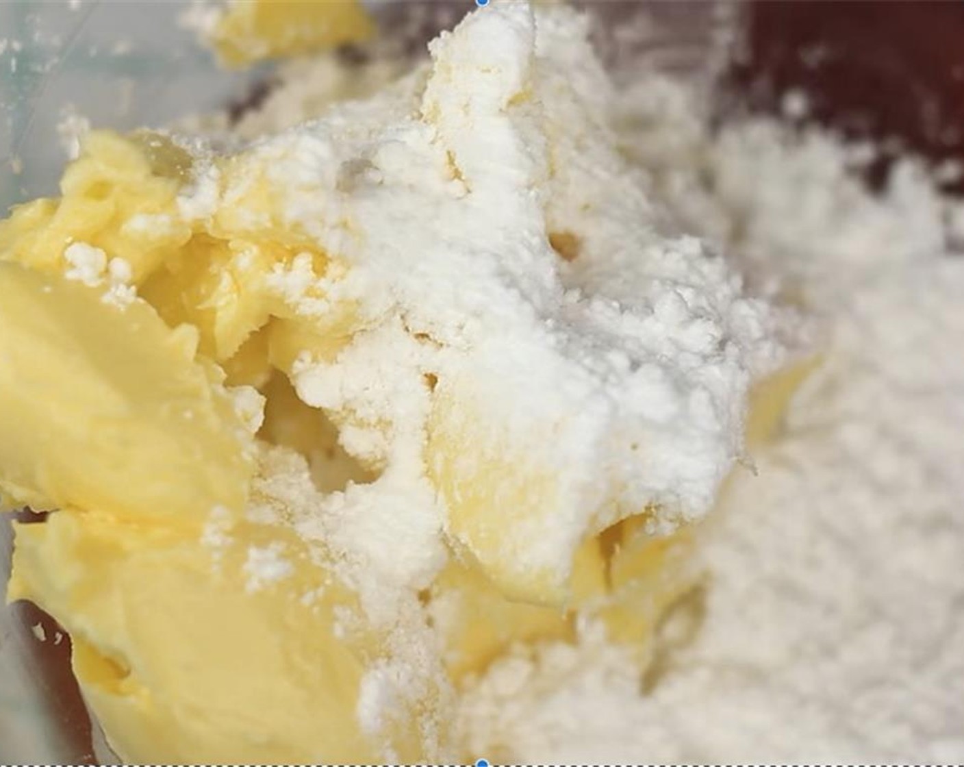 step 2 Cream the Salted Butter (2/3 cup) and Powdered Confectioners Sugar (1/4 cup) until light and fluffy.