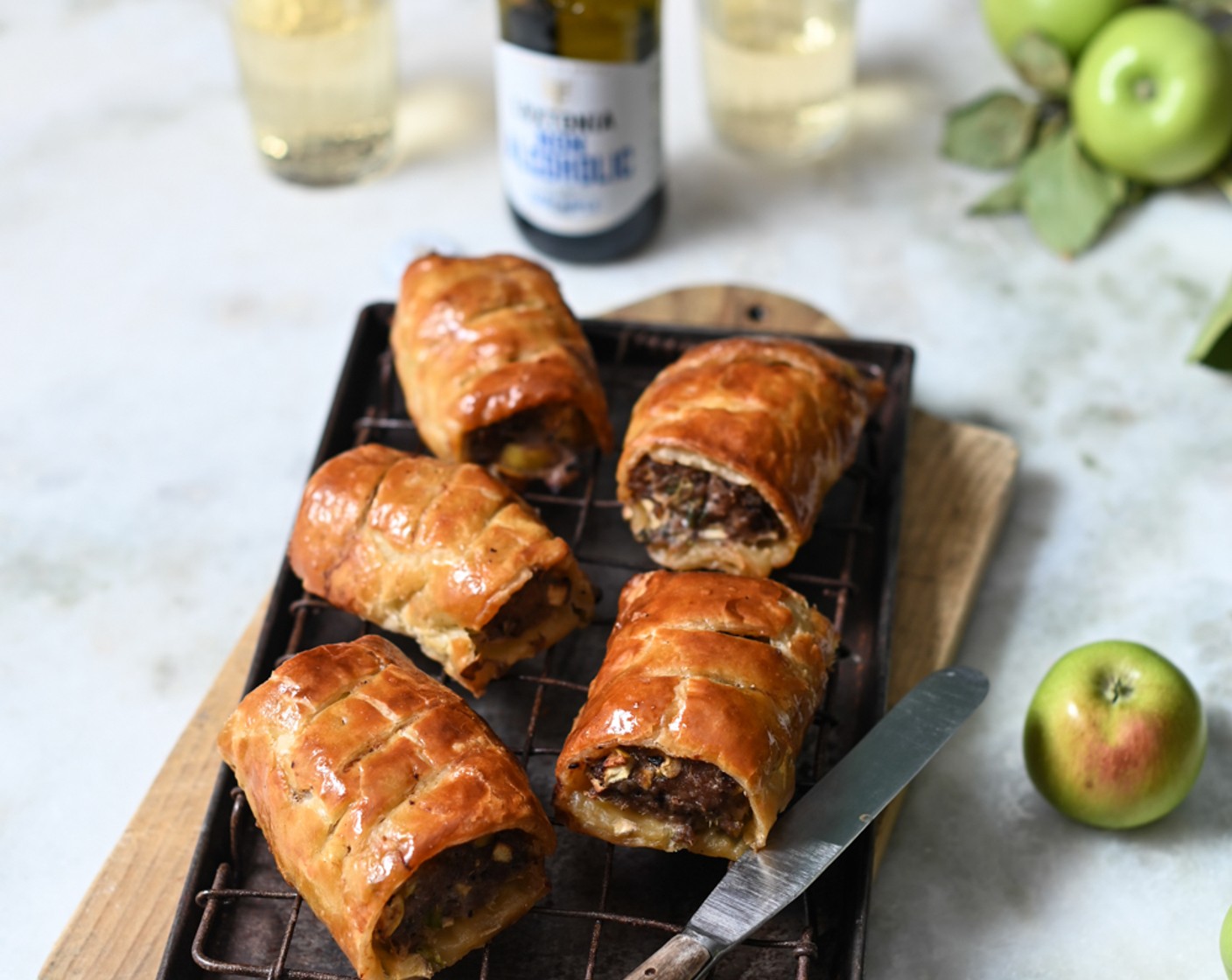 Apple and Leek Sausage Rolls