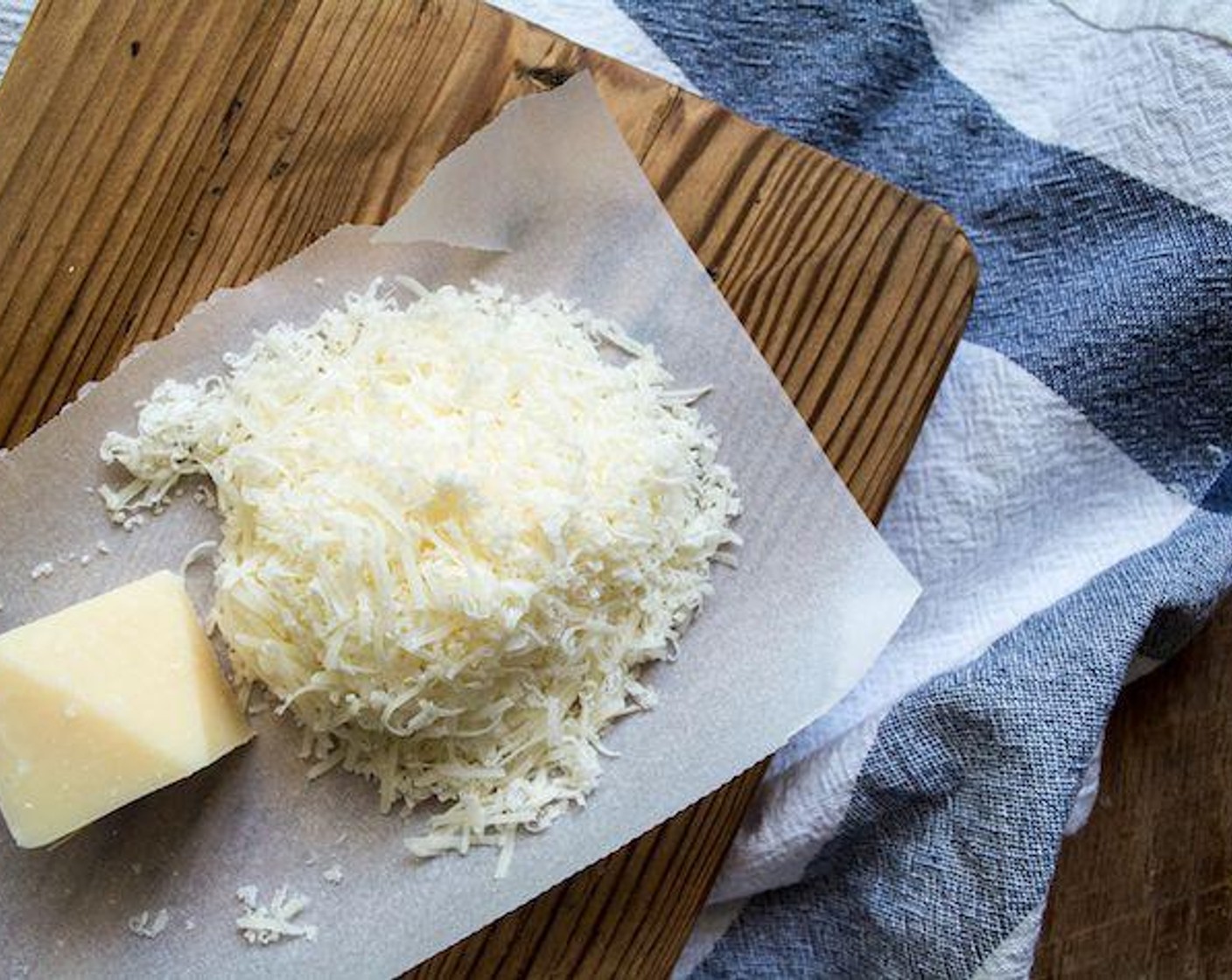 step 5 Meanwhile, grate Vegetarian Parmesan Cheese (1/2 cup).