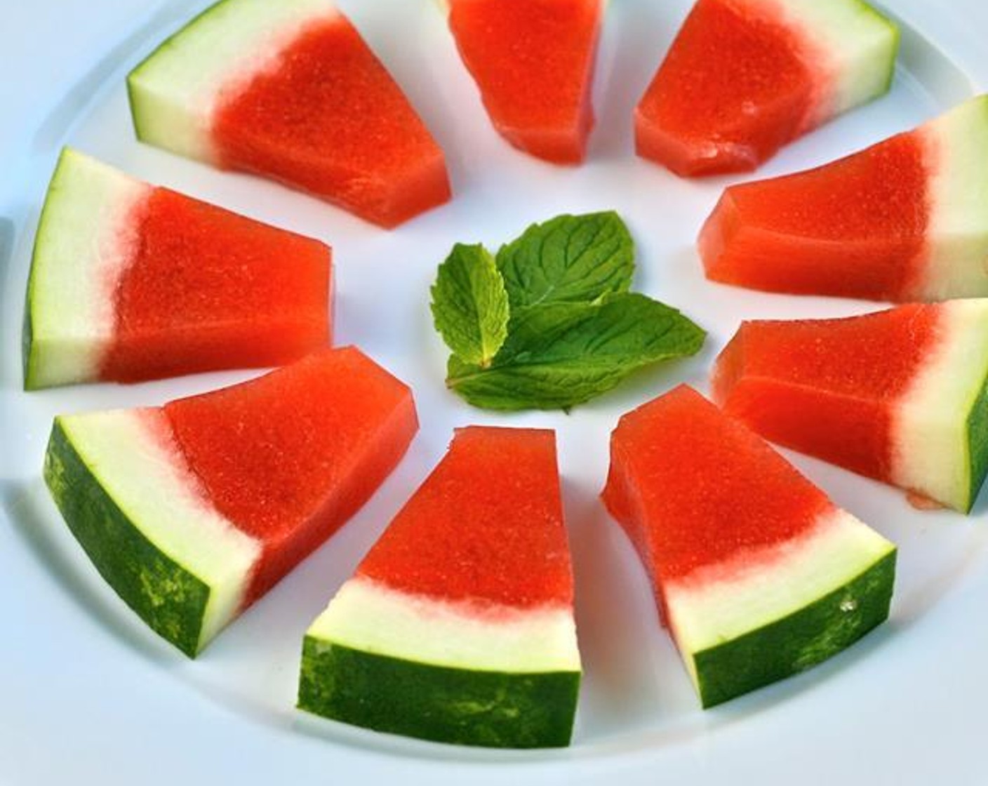 Watermelon Mint Jello Shots