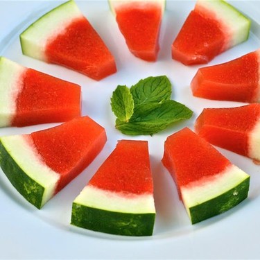 Watermelon Mint Jello Shots Recipe | SideChef