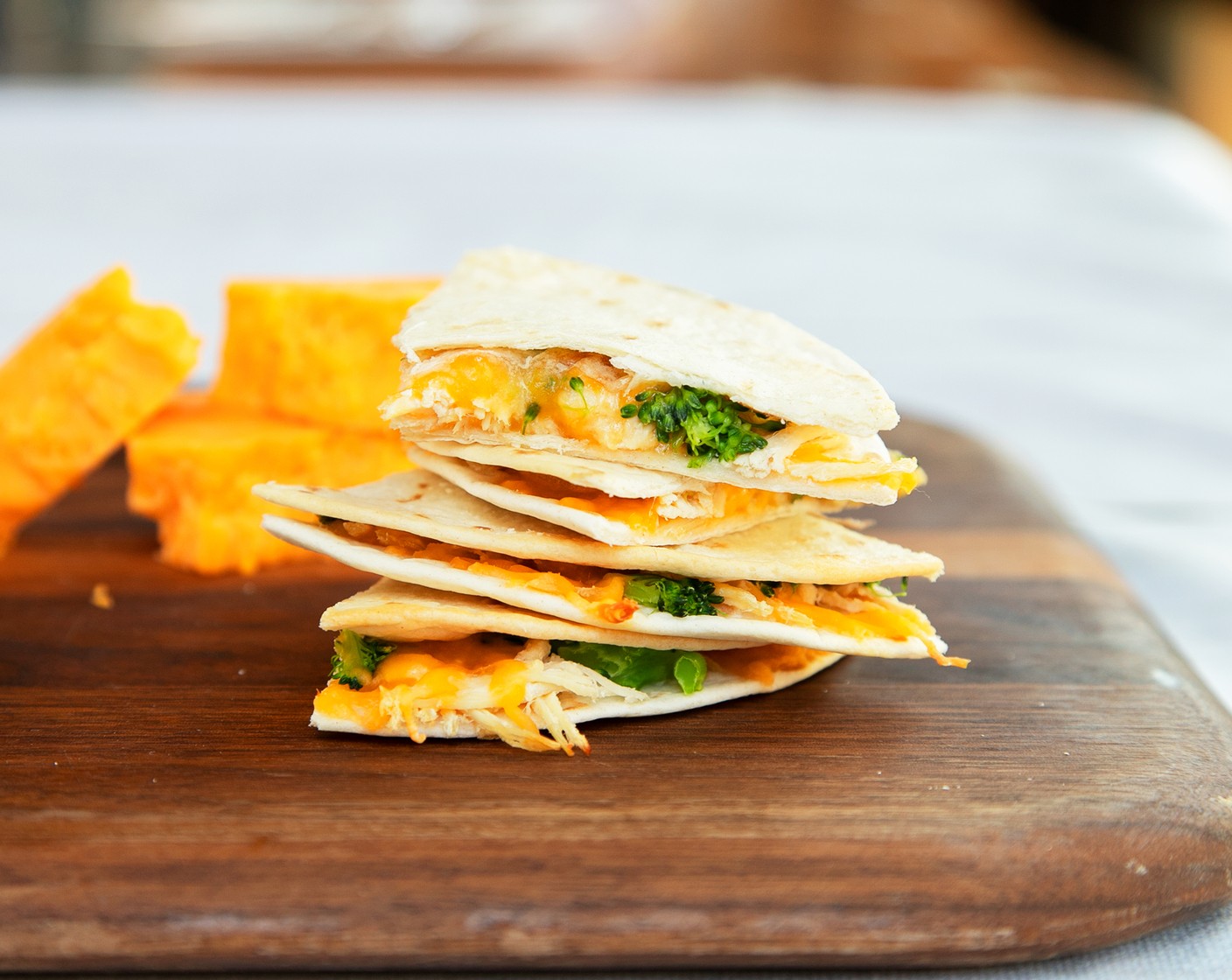 Chicken & Broccoli Quesadilla