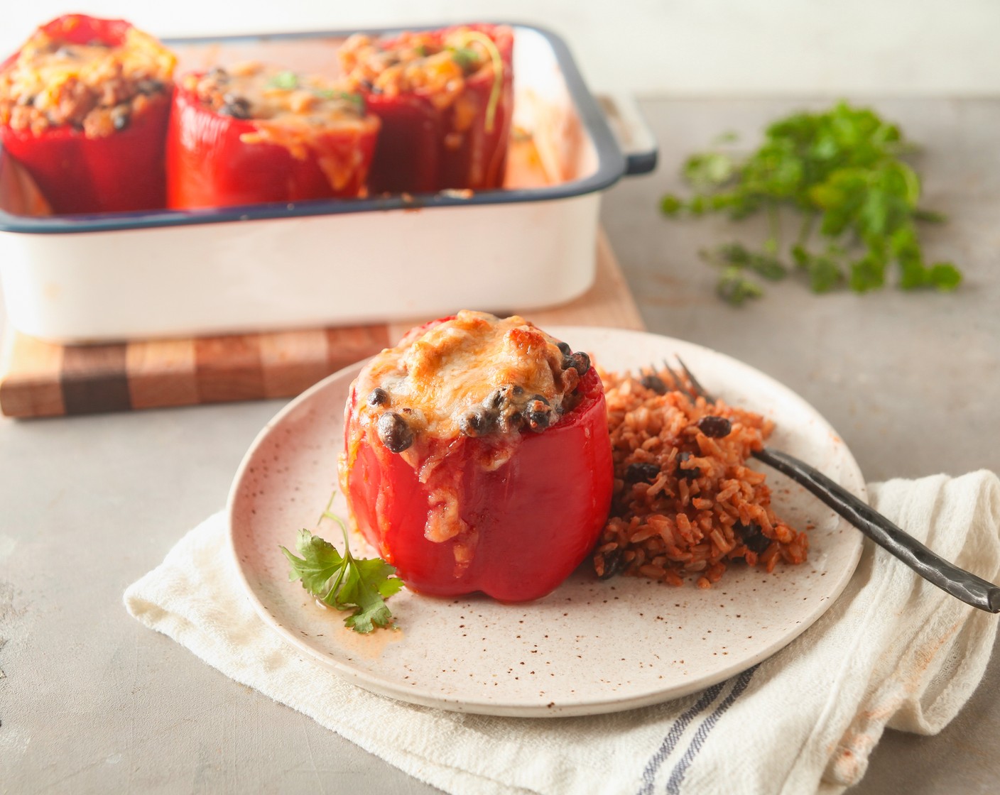 Enchilada Stuffed Peppers