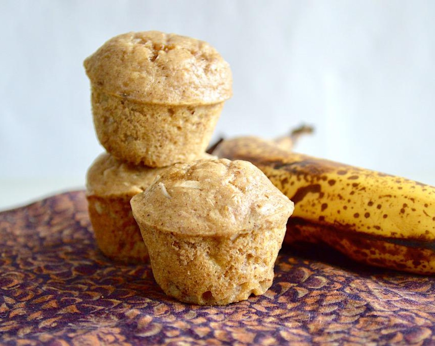 Banana Coconut Mini Muffins