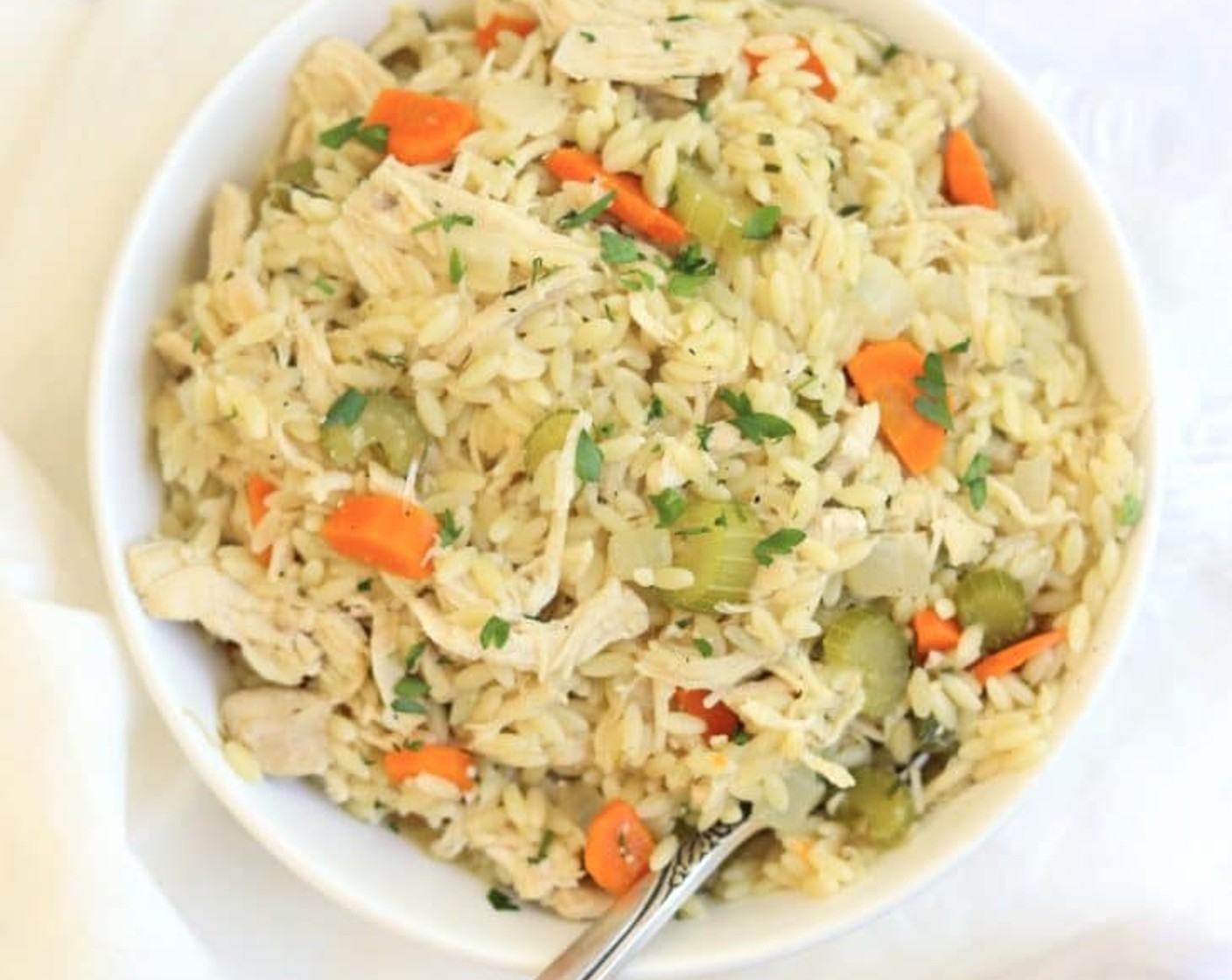 One-Pot Creamy Chicken Orzo