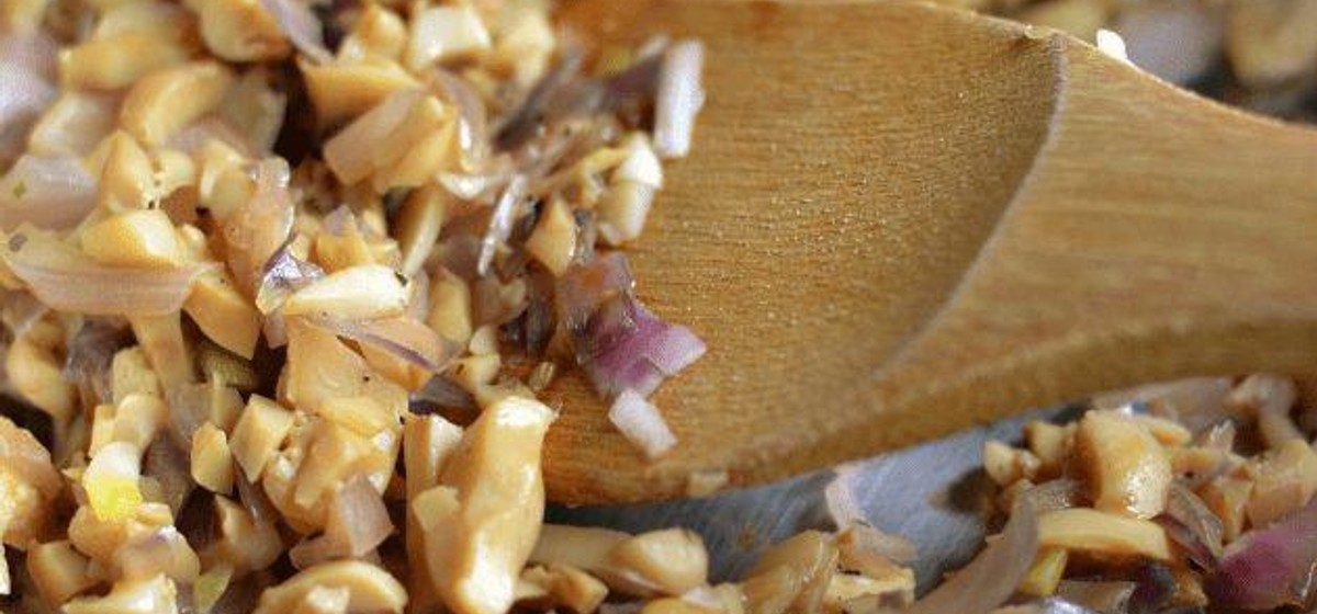 Onion and Mushroom Stuffed Potato Recipe SideChef