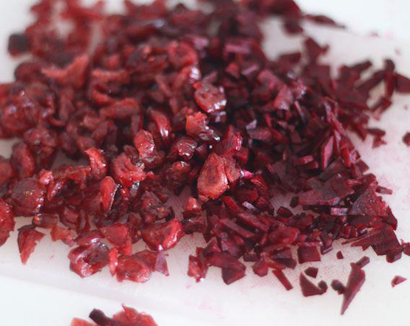 step 2 Chop the Dried Cranberries (1/2 cup).