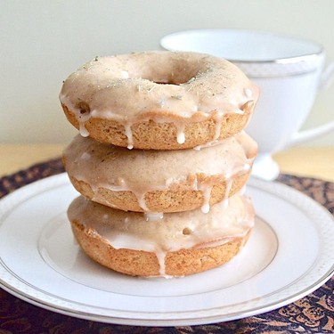 Spiced Floral Lemon Donuts Recipe | SideChef