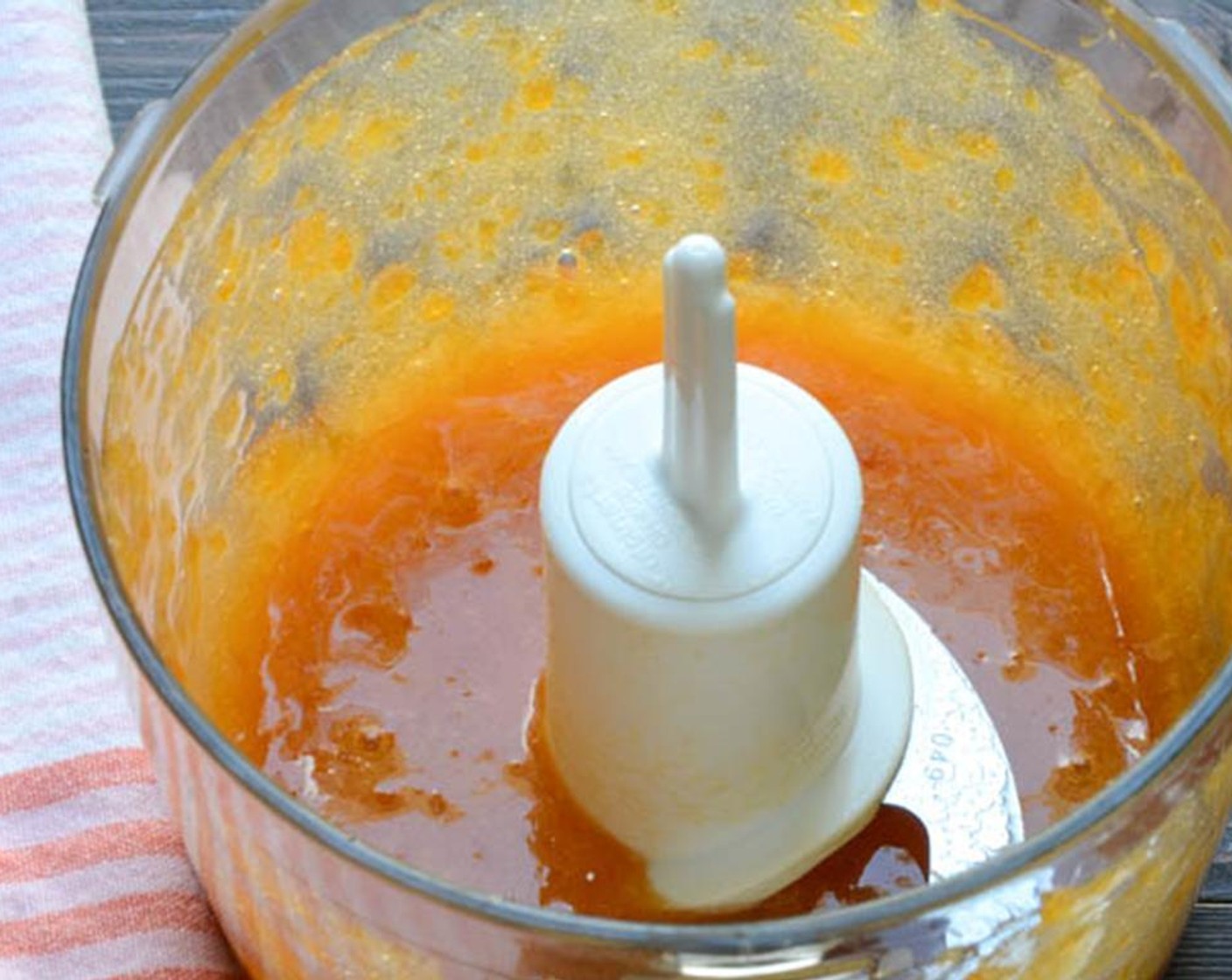 step 8 In the bowl of a mini prep food processor, pulse the Apricot Preserves (1 cup) until smooth and transfer to a bowl. Rinse the food processor and process the Strawberry Preserves (1 cup) until smooth. Transfer to another bowl and set aside.