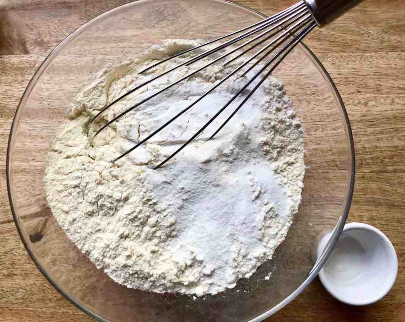step 2 In a medium mixing bowl, whisk together the Unbleached All Purpose Flour (2 1/2 cups), Baking Soda (1 tsp), and Salt (1/4 tsp).