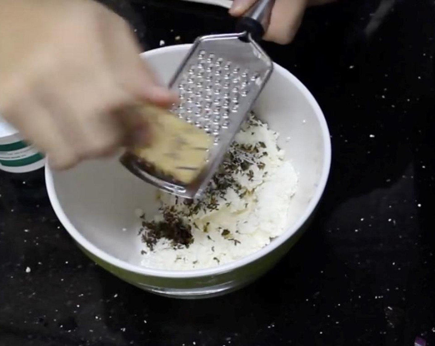 step 13 To make the cheese mixture, in a small bowl, add Cottage Cheese (1 cup), Dried Parsley (1 1/2 cups), and Grated Parmesan Cheese (1/4 cup) for topping. Mix evenly and set aside.