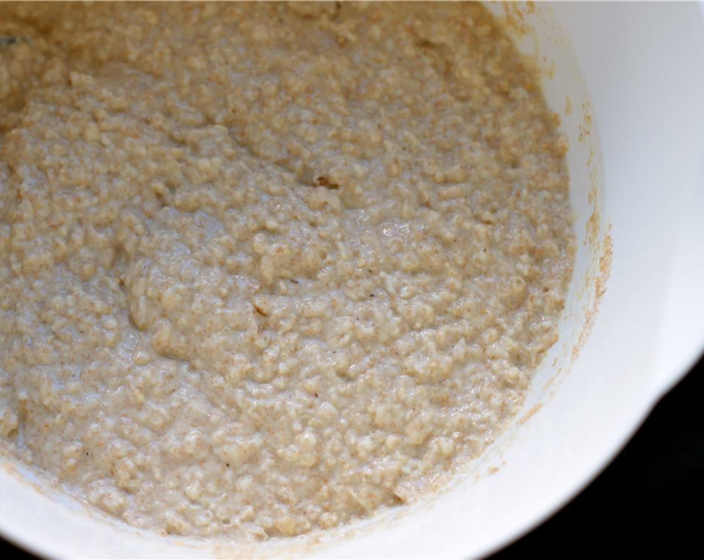 step 4 Add the flour mixture to the oat mixture along with the Canola Oil (1/3 cup) and beaten eggs.