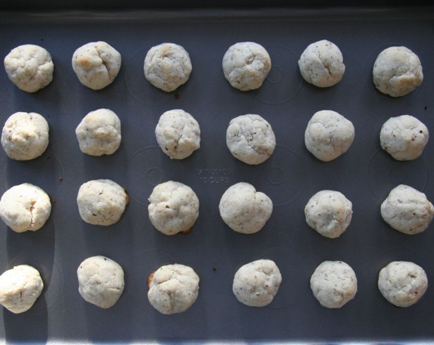 step 5 Bake 10 to 12 minutes or until set but not brown. Remove from cookie sheet and let cool slightly on a wire rack.