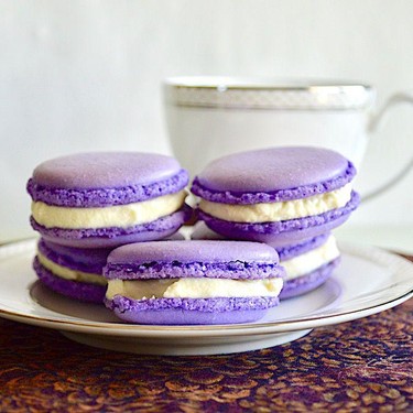 Lavender Honey Macarons Recipe | SideChef