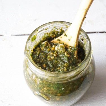 Mint and Pistachio Pesto with Feta Recipe | SideChef