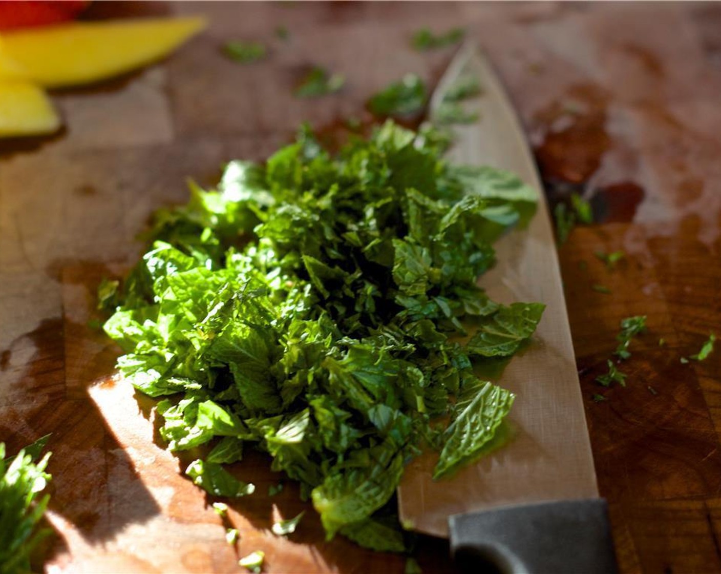 step 2 Mince the Fresh Mint Leaves (1/2 Tbsp). Keep two sets of mint separate.