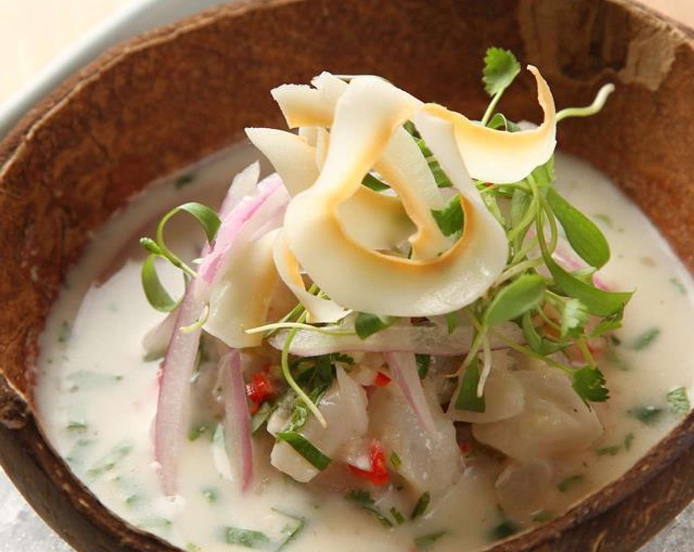 Coconut Marinated King Fish Ceviche