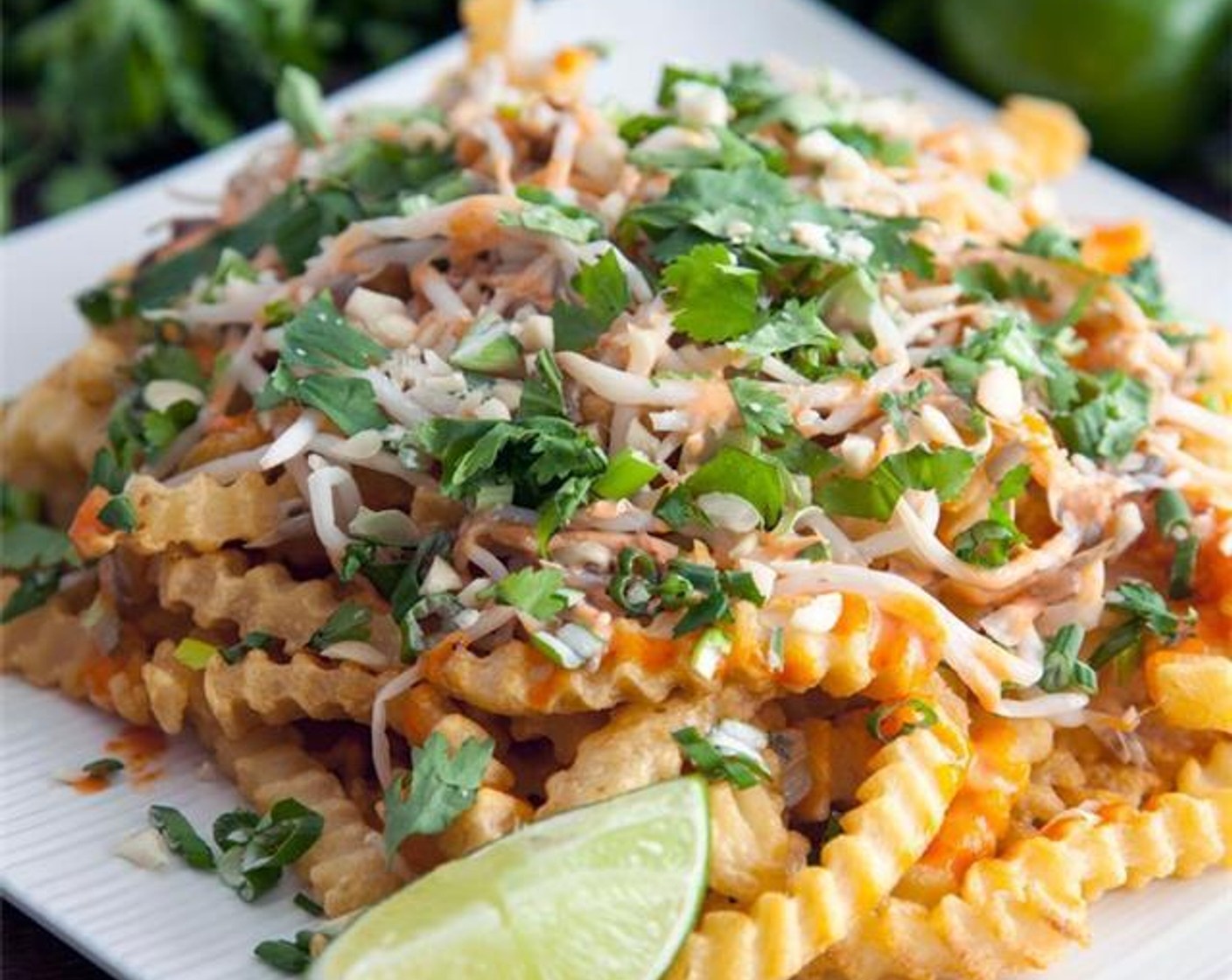 Vegan Pad Thai Fries
