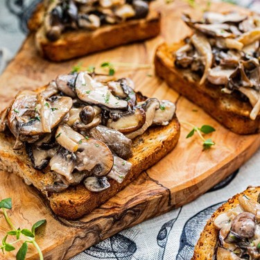 Creamy Coconut Wild Mushroom Toast Recipe | SideChef