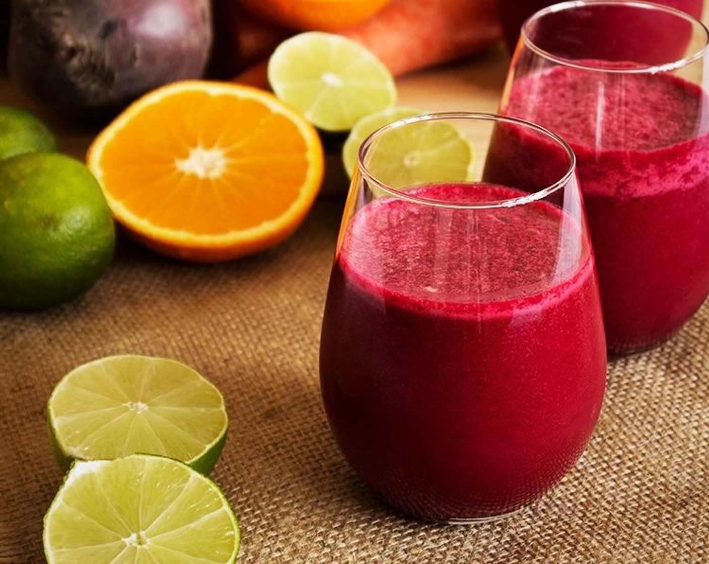 Power Breakfast Smoothie with Beetroot, Carrot and Coconut Milk