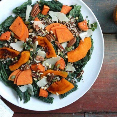 Pumpkin & Kale Salad and Pumpkin, Quinoa & Sweet Potato Baby Food Recipe | SideChef