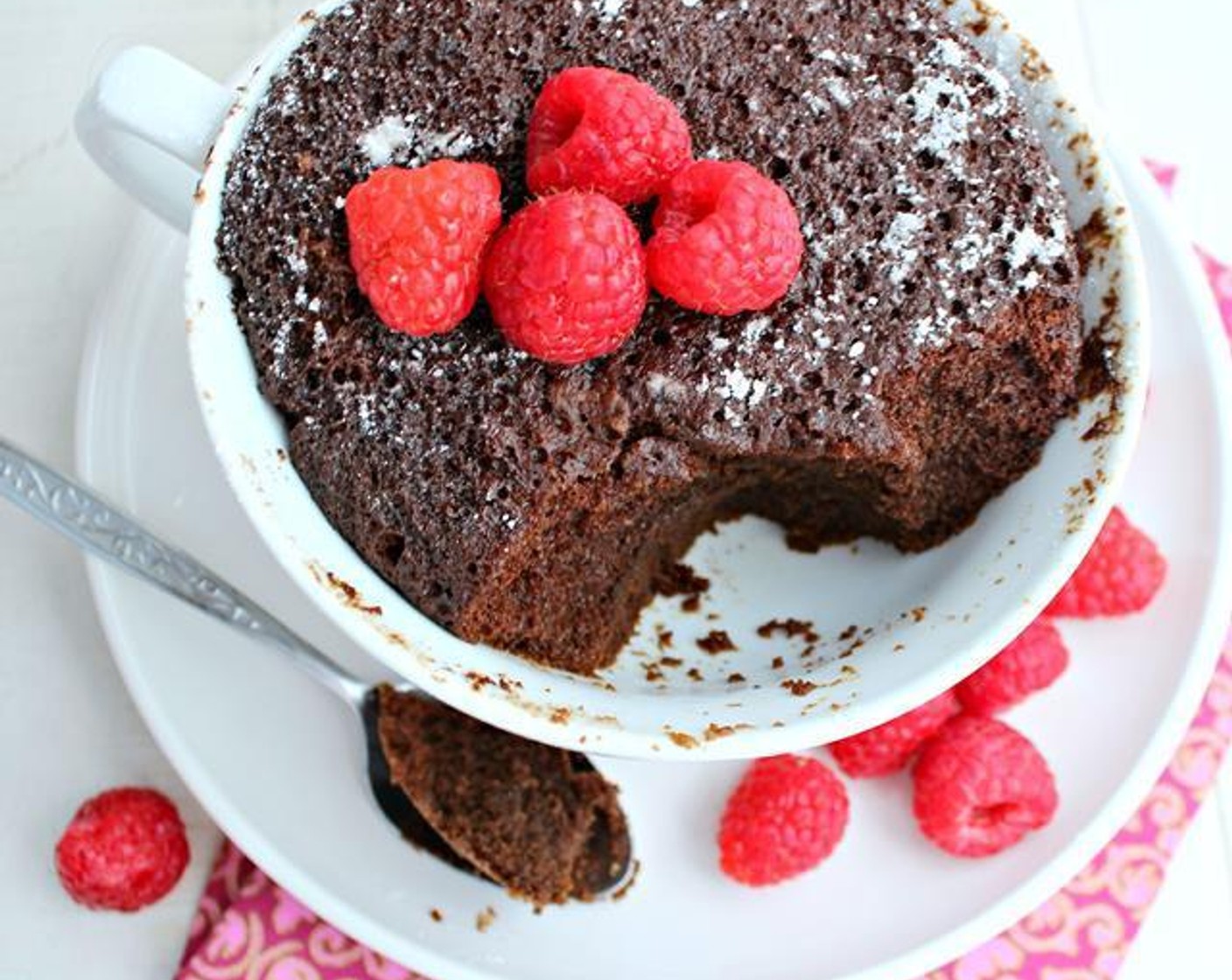 2 Minute Chocolate Mug Microwave Cake