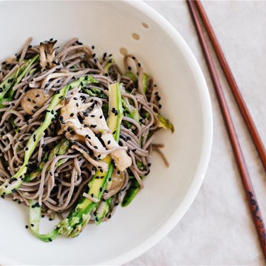 Sesame Plum Marinated Vegetables and Soba Noodles Recipe | SideChef