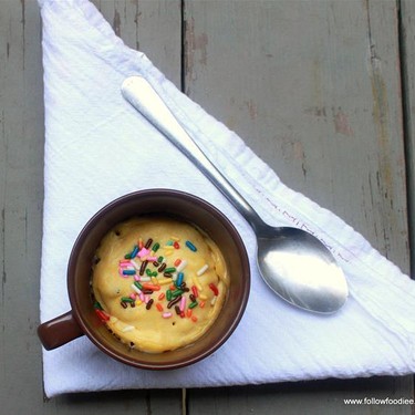 One Minute Vanilla Mug Cake Recipe | SideChef