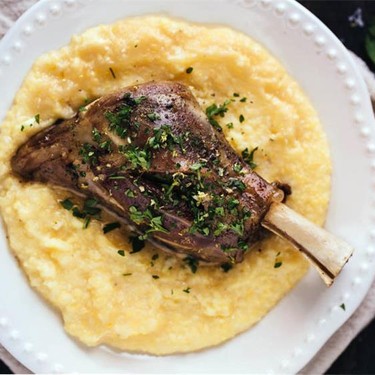 Braised Lamb Shanks with Mustard and Gremolata Recipe | SideChef